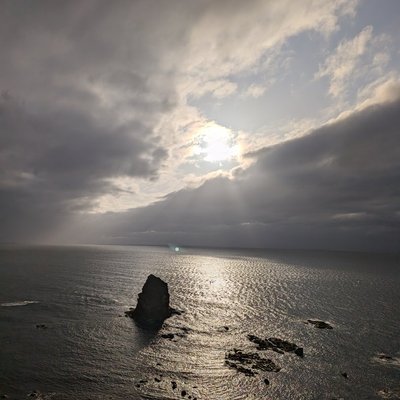 海が綺麗に見える